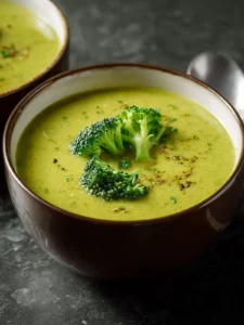 Vegan Cream of Broccoli Soup First Image